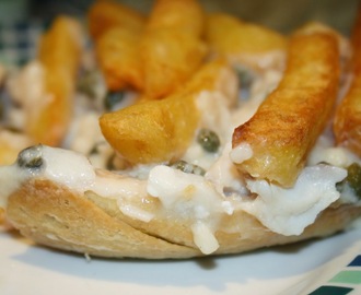Fish and Chip Pie - a Homage to Marks & Spencer