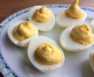 My happy kids: gevulde eieren met kerriemayonaise
