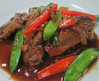 BEEF in OYSTER SAUCE