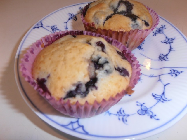 Blåbær Muffins
