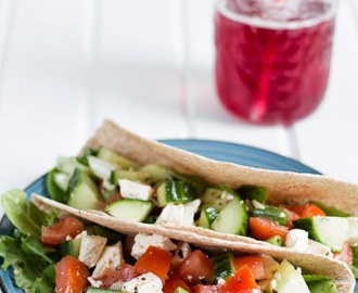 Greek Salad Tortillas Wraps Recipe - {and a GIVEAWAY}