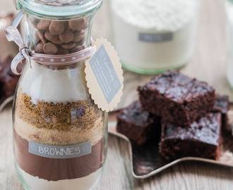 Brownie-Backmischung im Glas & Gewinnspiel