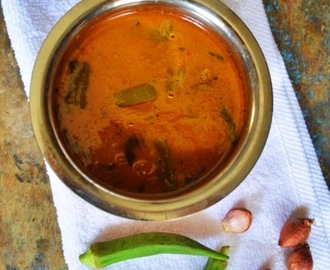 Vendakkai puli kuzhambu recipe,how to make stew with okra | Puli kuzhambu recipes