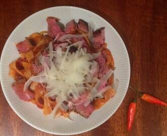 Tagliatelle with Beef Fillet