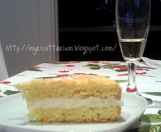Torta Paradiso con crema al latte  e 2° Blog-Compleanno!
