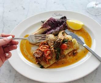 Line fish with artichoke sauce with Seelan Restaurant