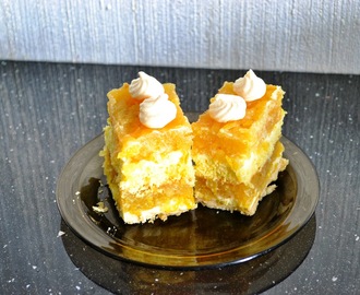 ciasto jabłkowo-pomarańczowe z kremem waniliowym