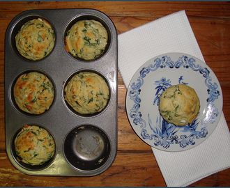 Spinach and feta muffins