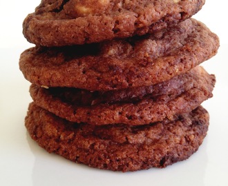 Cookies med Hvid chokolade og mandler