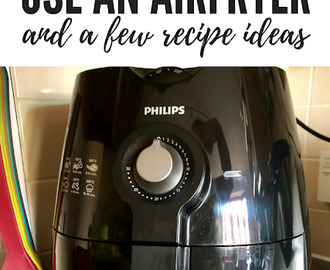 How to Use an AirFryer and a few air fryer recipe ideas