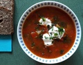 Zeleninová polévka s chutěmi Balkánu