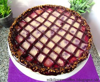 Levanduľovo-čučoriedkový cheesecake