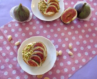 Tartelettes aux figues et à la pistache (sans gluten)