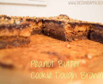 Peanut Butter Cookie Dough Brownies