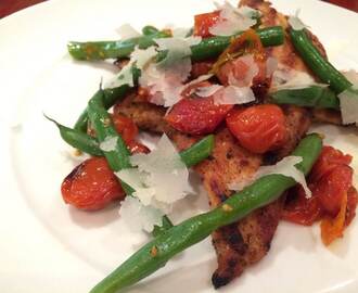 Grilled Chicken with a Warm Green Bean Salad