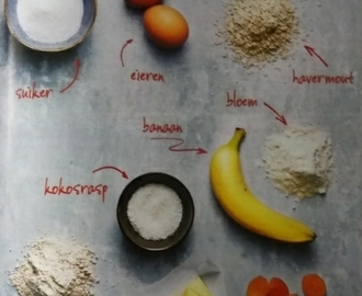 Havermoutkoekjes met banaan en abrikoos