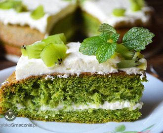 Zielone ciasto szpinakowe