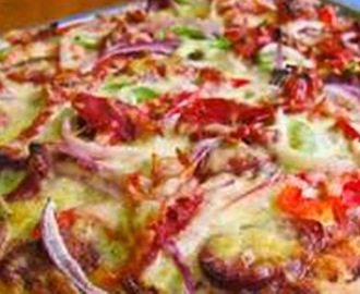 Spanish Chorizo Twist Pizza  #PizzaWorld