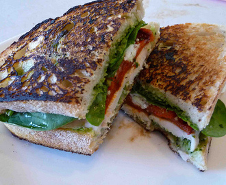 Grilled Chicken Panini Sandwich #SandwichRecipesWorldwide