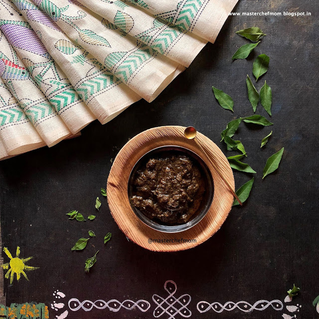 Karuveppilai Thokku | Karuvepillai Thokku Recipe | Spicy Curry Leaves Relish Recipe | Vegan and Gluten Free