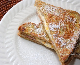 Stuffed Savory Prosciutto & Cheese French Toast