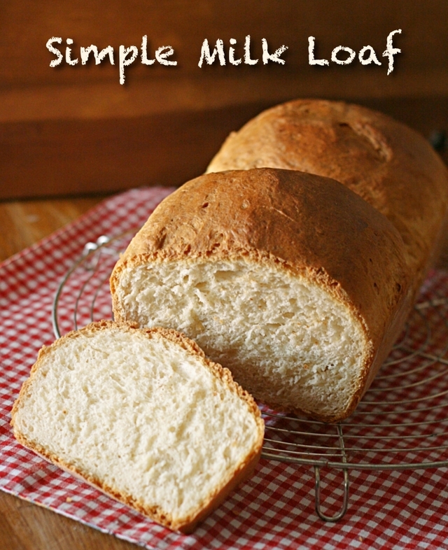 Filone semplice al latte – Simple milk loaf