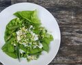 Zomerse Groene Salade met Bonen en Ricotta