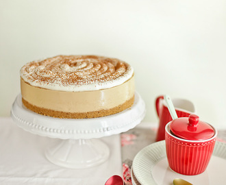 Cappuccino Cheesecake. Receta sin horno - Blog de recetas de repostería | María Lunarillos