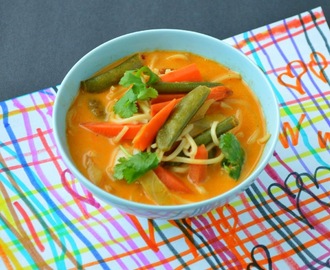 Red Thai Curry Noodle Soup