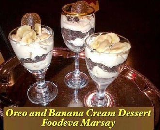 Oreo and Banana Cream Dessert