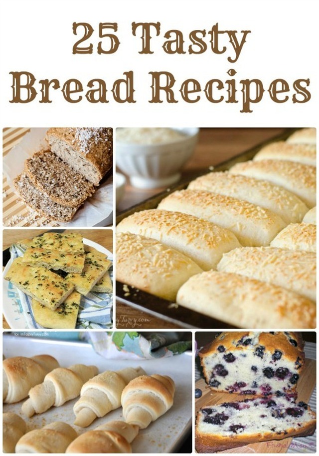 25 Easy Homemade Bread Recipes | Gluten Free, Sourdough, Breadsticks, Cinnamon & More!