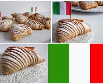 Výzva odvážných pekařů Listopad 2013 - Italské taštičky s náplní z ricotty - Italian Sfogliatelle Ricci - Daring Bakers Challenge November 2013