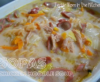 SOPAS (FILIPINO CHICKEN NOODLE SOUP)