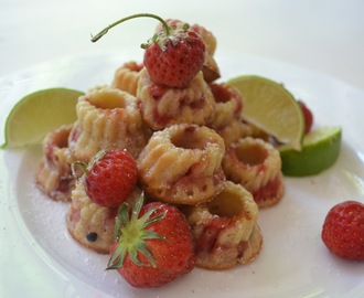 Fruchtig Frisch! Erdbeer-Limetten Mini Gugl