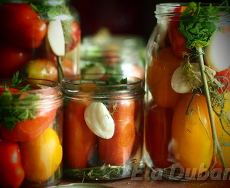 Kiszone pomidory czyli przetworów pomidorowych ciąg dalszy