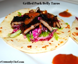 A Pork Taco That Will Make You Re-Think Your Taco Philosophy : Grilled Pork Belly  Tacos