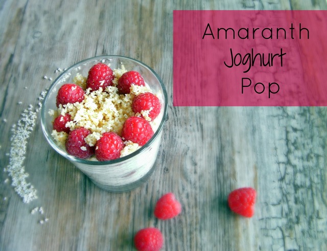 Amaranth Joghurt Pop Frühstück