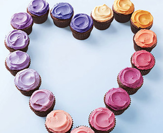 Inspiración: cupcakes románticos