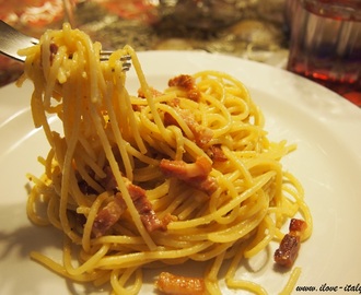 Špagety Carbonara – „Spaghetti alla carbonara..“