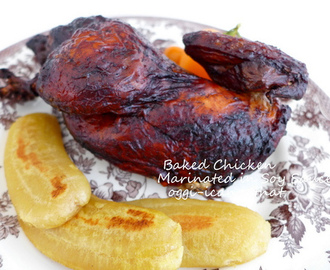 Baked Chicken Marinated in Soy Sauce