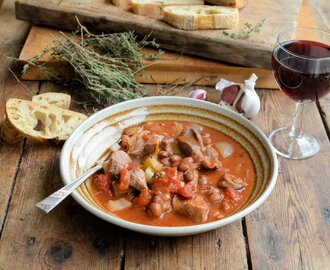 Pork & Fennel with Red Wine & Borlotti Beans for Canned Food Week (5:2 Diet)