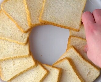 ¡Los anillos de pan ya son tendencia en las fiestas! ¡Muy fáciles de hacer!