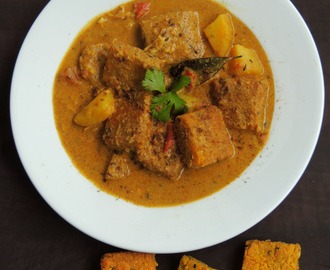 Dhokar Dalna/Bengali Lentils Cakes Curry~~SN Challenge