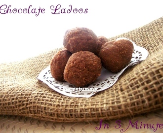 Chocolate Ladoos In Microwave, Easy and Quick