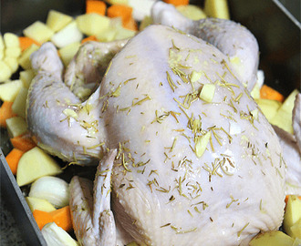 Testing the Oven: Garlic Rosemary Roasted Chicken