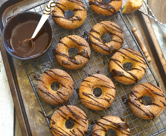 dianne wrote a new post, Baked doughnuts with cinnamon-chocolate ganache, on the site bibbyskitchenat36.com