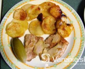 Bravčové mäso zapečené so zemiakmi á la Živánska