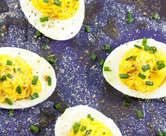 Antipasto di uova sode / Appetizer with hard-boiled eggs