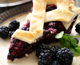 Blackberry Blueberry Pie
