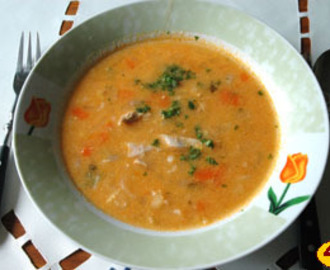 Bulharská rýžová polévka